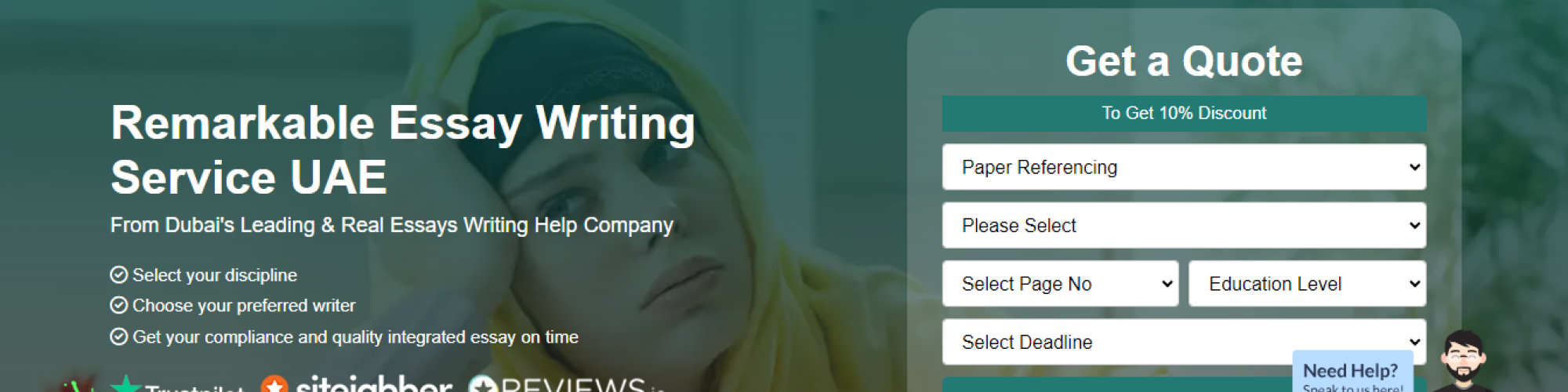 Essay Writing Service UAE